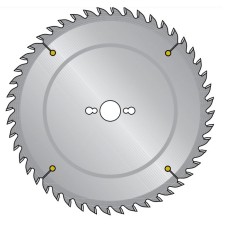 Пила по ДСП и МДФ D160x20x2.8 Z48 Dimar 90105333