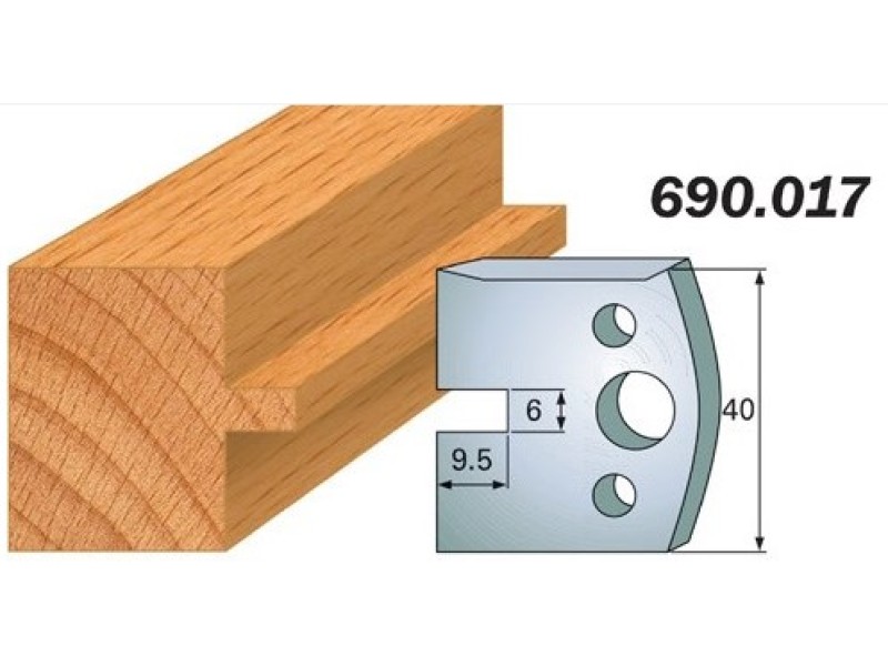 Комплект из 2-х ножей 40x4 SP CMT 690.017