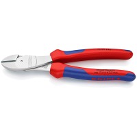 Бокорезы особо мощные, 200 мм, хром, 2-комп ручки, SB Knipex KN-7405200SB