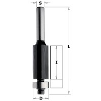 Фреза концевая CMT-contractor обгонная (нижн. подш.) S=8 D=12,7x25,4 CMT K906-127