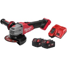 Аккумуляторная угловая шлифовальная машина Milwaukee M18 FUEL FSAG125XB100P-502P