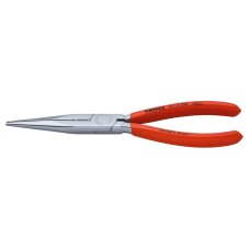 Длинногубцы с режущими кромками, 200 мм, хром, обливные ручки Knipex KN-2613200
