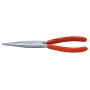 Длинногубцы с режущими кромками, 200 мм, хром, обливные ручки Knipex KN-2613200