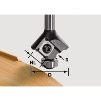Фреза кромочная. скругляющая со сменными ножами Festool S8 HW R3 D28 KL12.7OFK