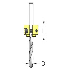 Ограничитель регулируемый для сверел D3-7 L14 WPW TATM3070