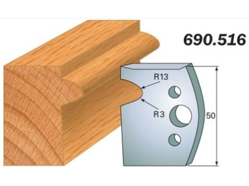 Комплект из 2-х ножей 50x4 SP CMT 690.516