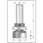 Фреза выравнивание поверхности по шаблону D19.1x11.1 L63.5 хвостовик 12 Dimar 1642079