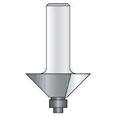 Фреза фаска угловая 45 D76.2x25.4 L90 подшипник. хвостовик 12 Dimar 1180099