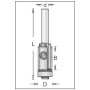 Фреза DTECH обгонная D12.7x20 L63.5 Z сменный нож хвостовик 8 Dimar E1013075