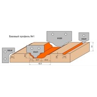 Нож твердосплавный 50x30x2 (профиль B1) CMT 615.B1