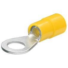 Наконечники кабельные, изолированные, "кольцо", жёлтые, под винт Ø 8 мм, 4.0-6.0 мм², 100 шт Knipex KN-9799179