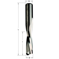 Фреза из твёрдого сплава спиральная нижний рез 10x32x80 Z=2 S=8 RH CMT 192.800.11