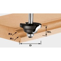 Фреза двухрадиусная Festool HW S8 D31.7/R4/R4