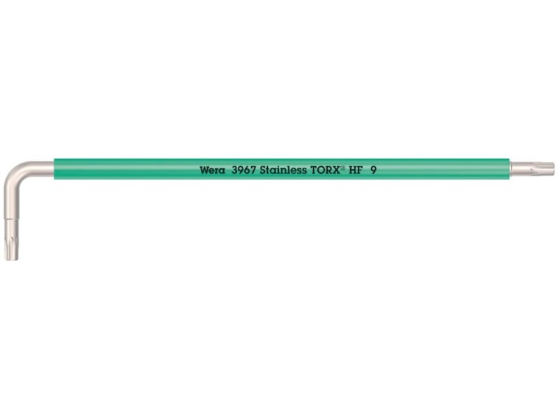 3967 SXL HF TORX Multicolour Г-образный ключ с фиксацией, удлиненный, нерж., TX 9 x 101 мм Wera WE-022681