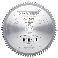 Пильный диск по ПВХ и оргстеклу 250x30x2,8/2,2 -3° MATB Z=80 CMT 222.080.10M