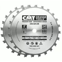 Пильный диск Dado регулируемый пазовый 200x15,87x6,35-22,23/2,5 -5° FTG+ATB Z=24 CMT 230.524.08