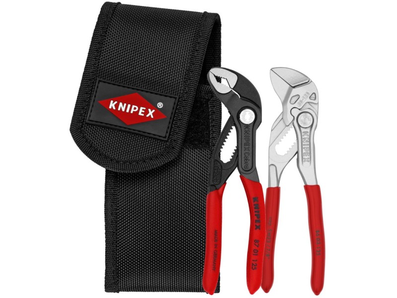 Набор мини-клещей в поясной сумке для инструментов, 2 пр., KN-8603125/8701125 Knipex KN-002072V04