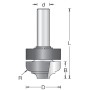 Фреза Dimar 1352055 псевдофиленка барокко R3,5 врезная D22x11,1 L54 подшипник, хвостовик 8