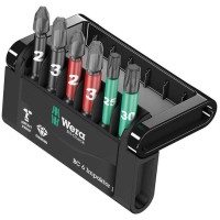 Bit-Check 6 Impaktor 1 набор бит ударных, алмаз, 6 пр., 1/4" E6.3 Wera WE-057695