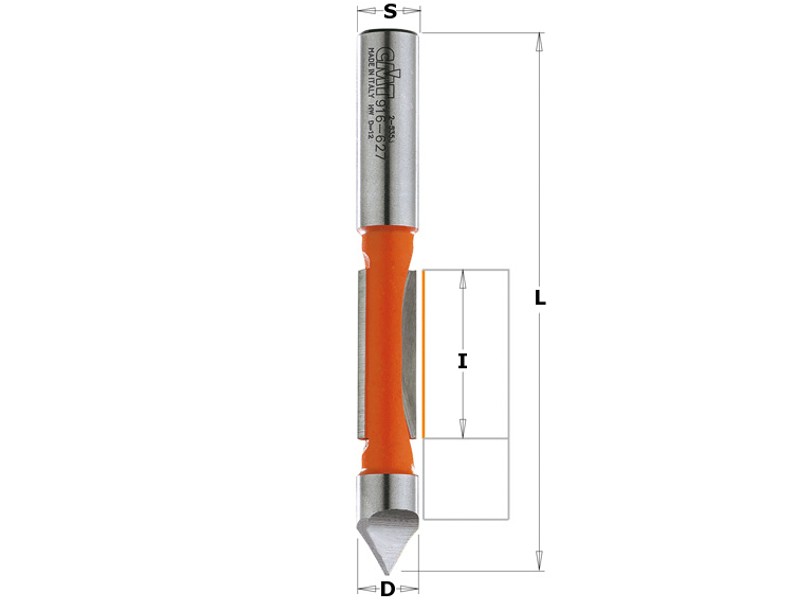 Прорезная фреза для отверстий D=6,0 I=19,0 S=6,0 L=64,0 CMT 716.060.11