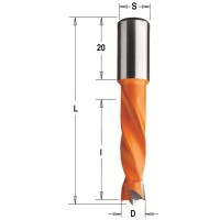 Сверло присадочное глухое 11x30x57,5 Z=2+2 S=10x20 RH CMT 308.110.11