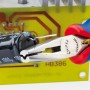 Плоскогубцы захватные монтажные для электроники, для опрессовки и обреза деталей на 1.6 мм, 125 мм Knipex KN-3632125