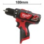 Дрель - шуруповерт Milwaukee M12 BDD-0