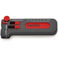 Мини-стриппер для тонких медных кабелей, Ø 0.12-0.4 мм AWG 36-26, SB Knipex KN-1280040SB