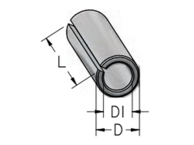 Втулка переходная с D8 на d6.3 L25 тип C WPW T080063