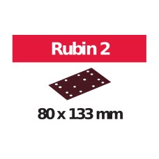 Материал шлифовальный Festool Rubin II P 80. компл. из 50 шт. STF 80X133 P 80 RU2/50