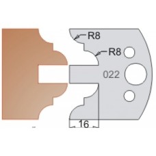 Нож Dimar МУЛЬТИСИСТЕМА HSS фасад контрпрофиль R8;8 50x20x4 3302250