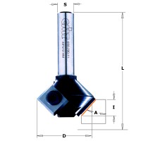 Фреза для снятия фаски со сменными ножами Z2 S=8 D=29x8x52 CMT 658.045.11