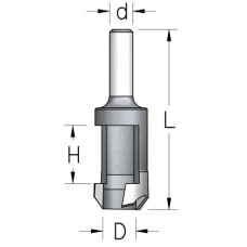 Сверло для изготовления пробок D16 хвостовик 10 WPW MN16007
