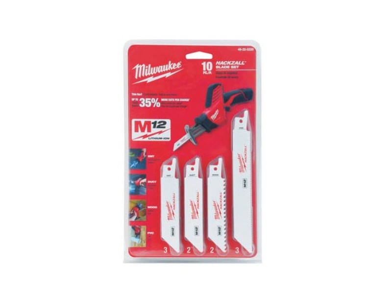Набор полотен Milwaukee HACKZALL 10 шт