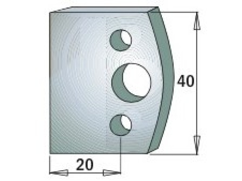 Комплект из 2-х ножей 40x4 SP CMT 690.106