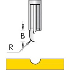 Нож Dimar твердый сплав CNC Core box Engraving Insert R2.3 B5 3185200