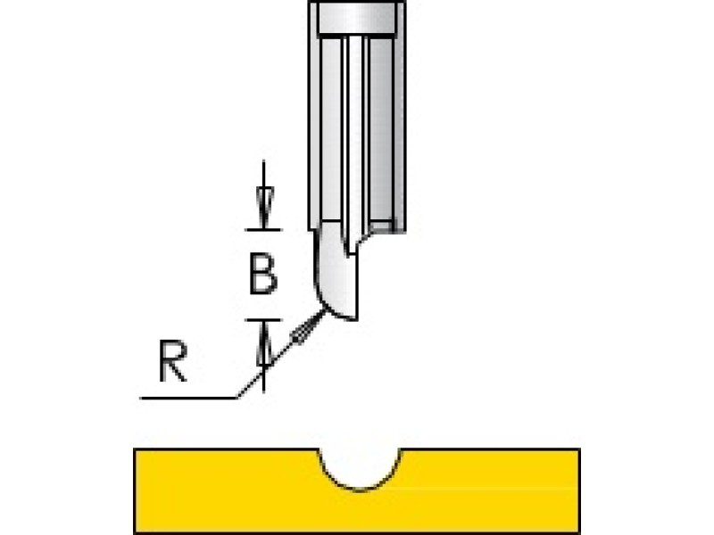 Нож Dimar твердый сплав CNC Core box Engraving Insert R2.3 B5 3185200