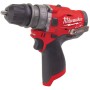 Аккумуляторная ударная дрель шуруповерт со сменным патроном Milwaukee M12 FPDX-0