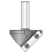 Фреза Dimar 1053700 V паз 120° гр. сменные ножи D86,6x25 L97,5 Z2 хвостовик 20