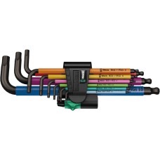 950/9 SPKL Hex-Plus Multicolour BlackLaser 1 Набор Г-образных ключей, с шаром, 9 пр., 1.5/2/2.5/3/4/5/6/8/10 мм Wera WE-022089