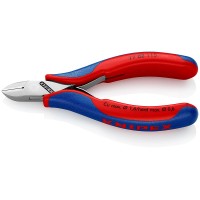 Бокорезы для электроники, округлая головка, 115 мм, 2-комп ручки Knipex KN-7702115