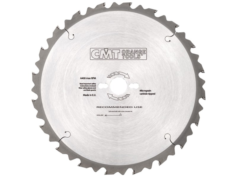 Пильный диск для строителей 350x30x3,2/2,2 15° 5° ATB Z=24 CMT 286.024.14M
