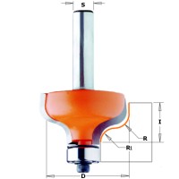 Фреза калёвочная с S-профилем D=38,1 I=18,0 S=8,0 R=6,40 CMT 960.064.11