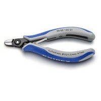 Бокорезы прецизионные, округлая головка, 120 мм, 2-комп ручки Knipex KN-7902125S1