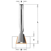 Фреза концевая для СМТ 300 D=12,7 I=12,7 S=8,0 L=52,0 CMT 918.1313