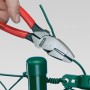 Плоскогубцы Linemans электромонтажные, 240 мм, фосфатированные, 2-комп ручки, проушина для страховки Knipex KN-0902240T