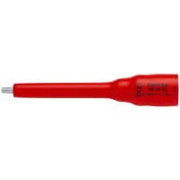 Головка торцевая VDE 3/8" с вставкой-битой TORX, TX25, диэлектрическая Knipex KN-982925