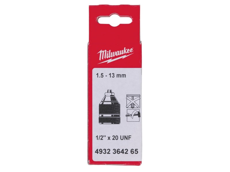 Сменный бесключевой патрон Milwaukee 1.5-13 ½"