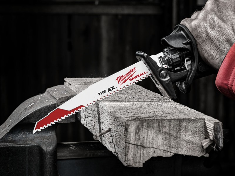 Полотно демонтажное Milwaukee класса Heavy Duty AX по дереву с гвоздями 300 X 5 мм 5 шт