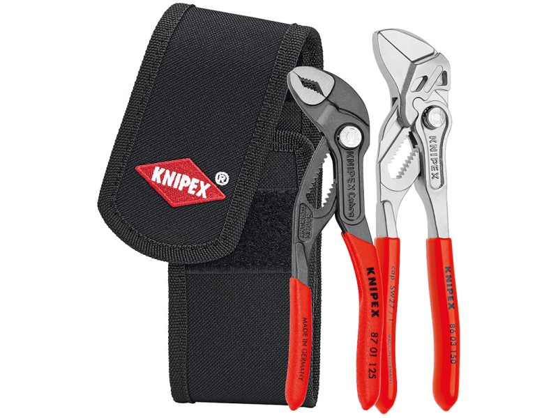 Набор мини-клещей в поясной сумке для инструментов, 2 пр., KN-8603150/8701125 Knipex KN-002072V01
